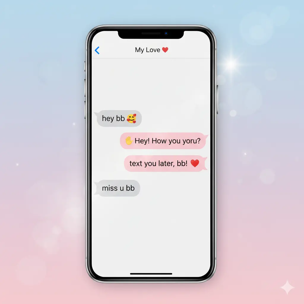 Examples of “BB” in Real Conversations
Flirty Examples