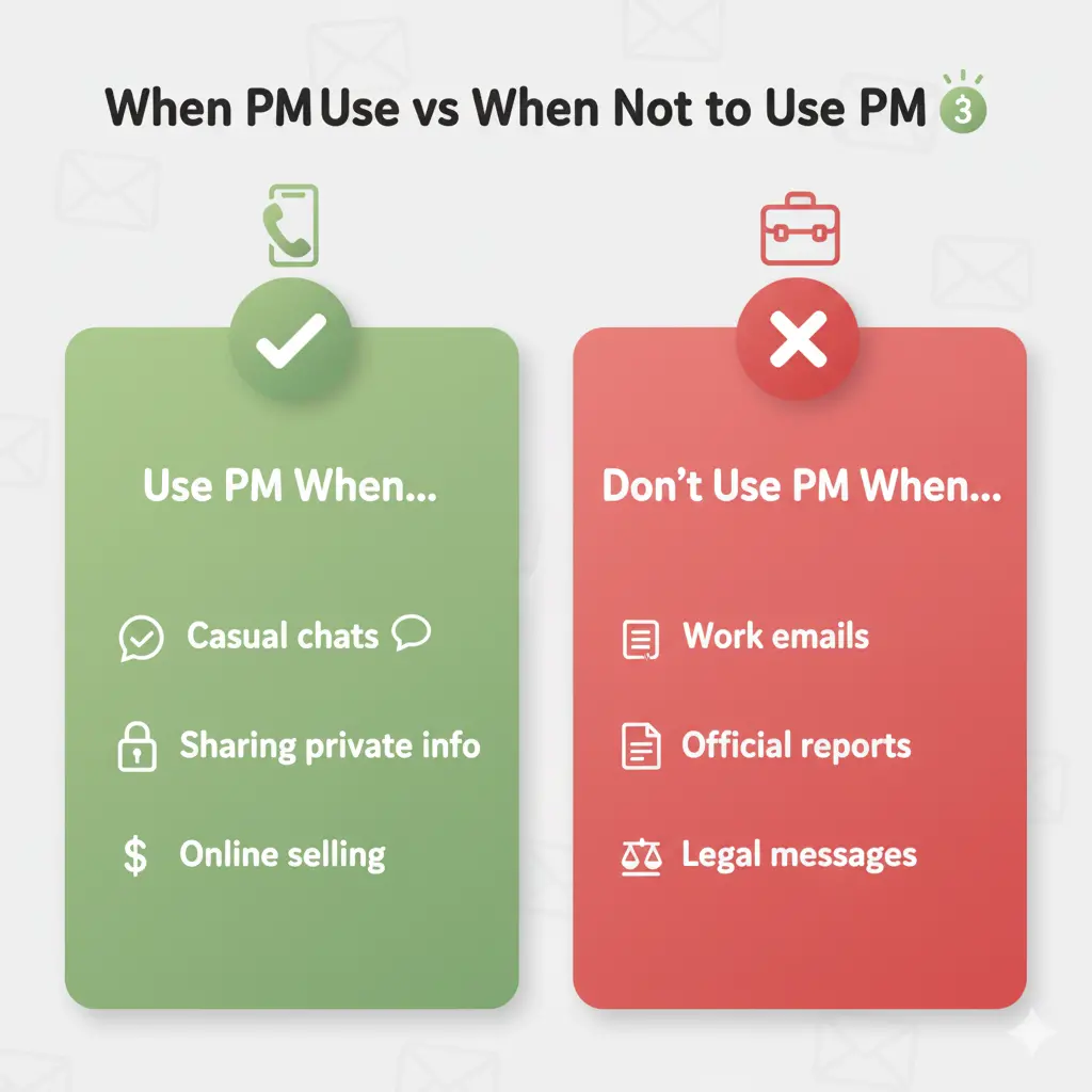 When to Use and When Not to Use PM