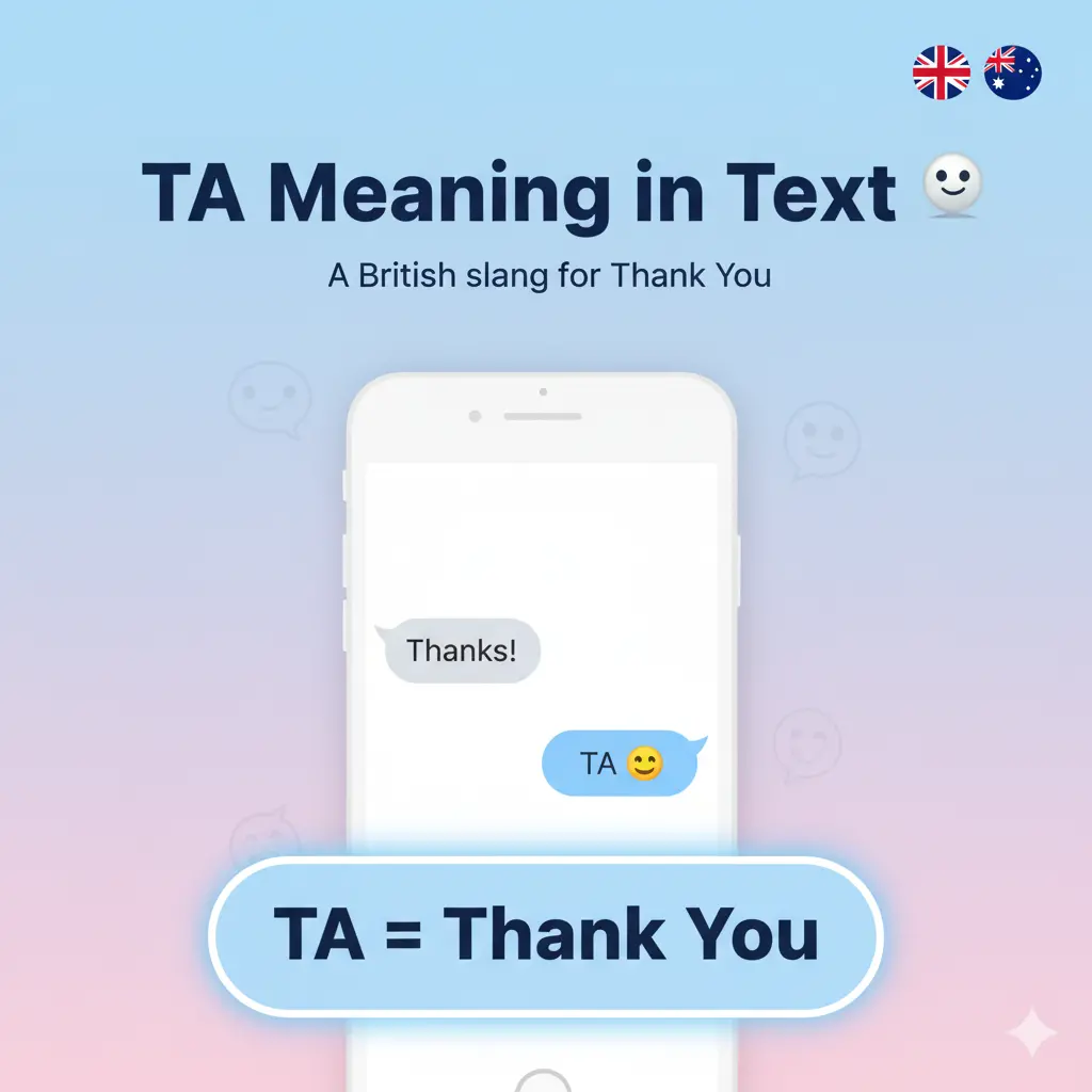TA Meaning in Text