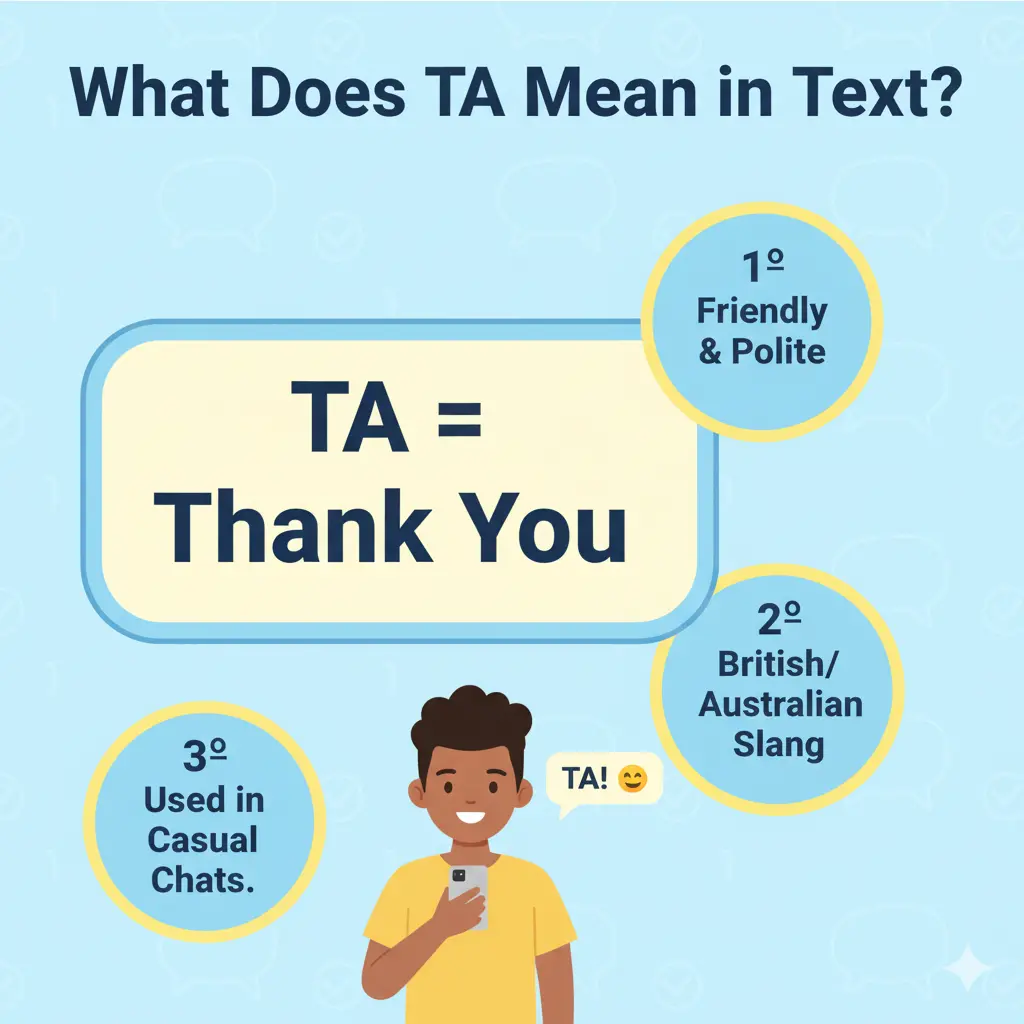 What Does TA Mean in Text?