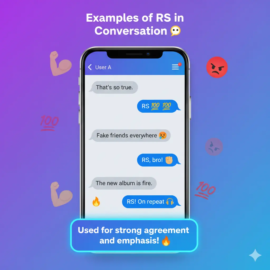 Examples of RS in Conversation