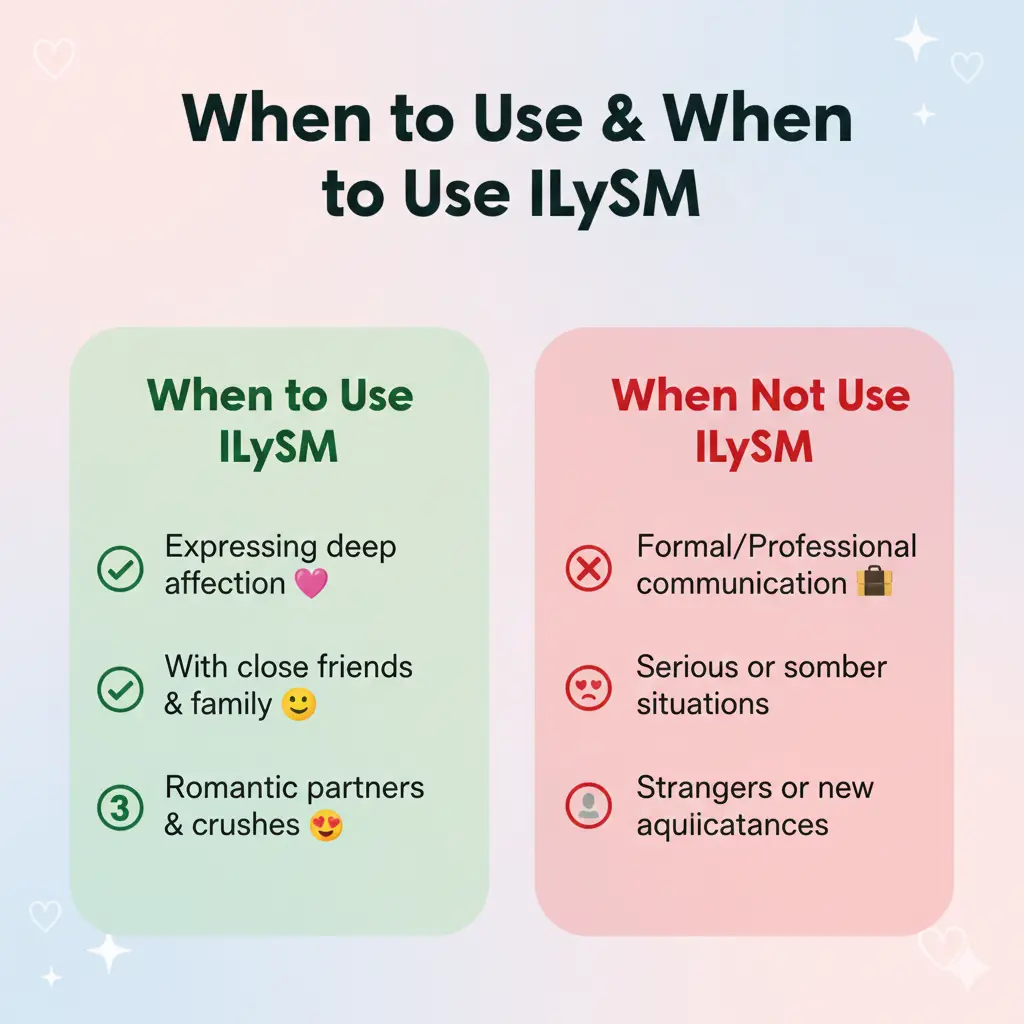 When to Use and When Not to Use ILySM