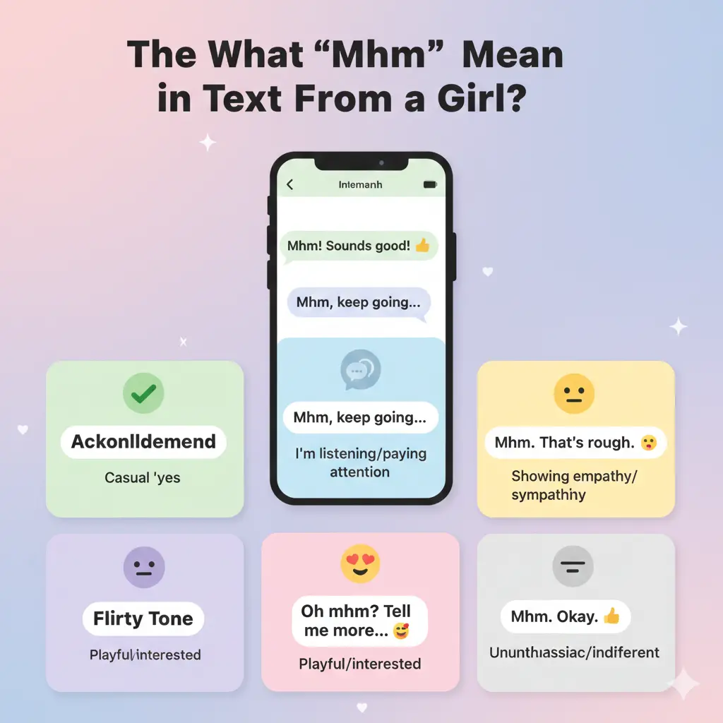 What Does “Mhm” Mean in Text From a Girl?