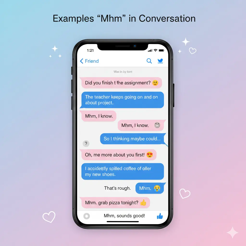Examples of “Mhm” in Conversation