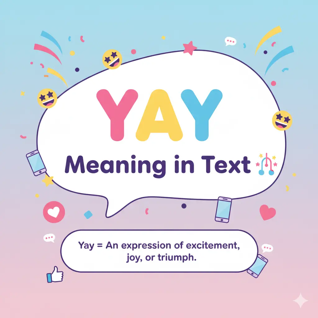Yay Meaning in Text