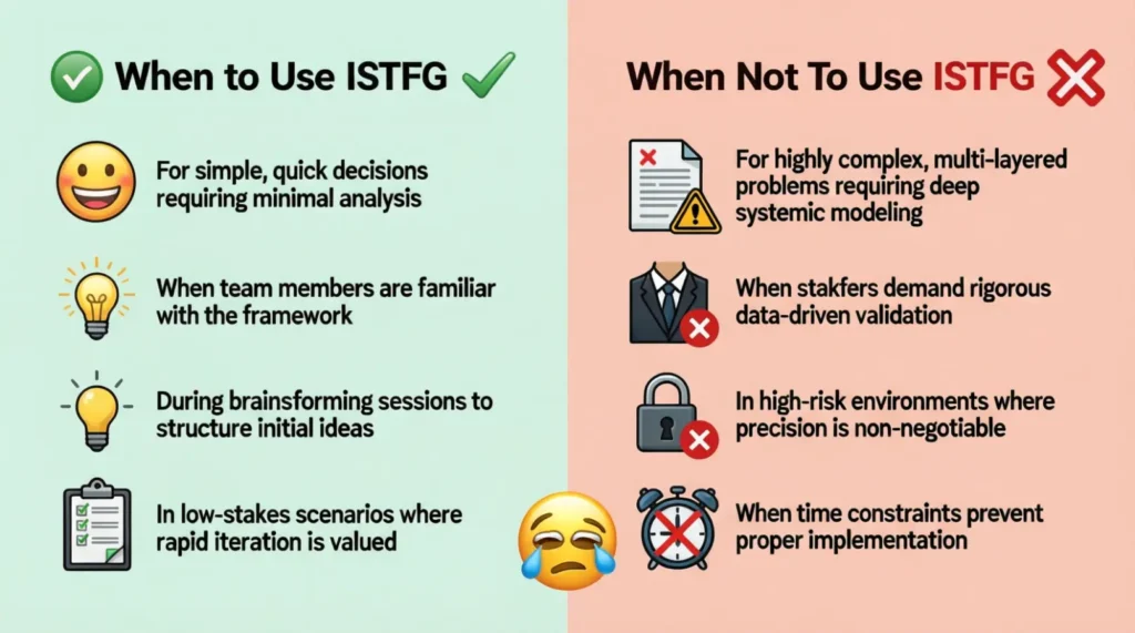 When to Use and When Not to Use ISTFG