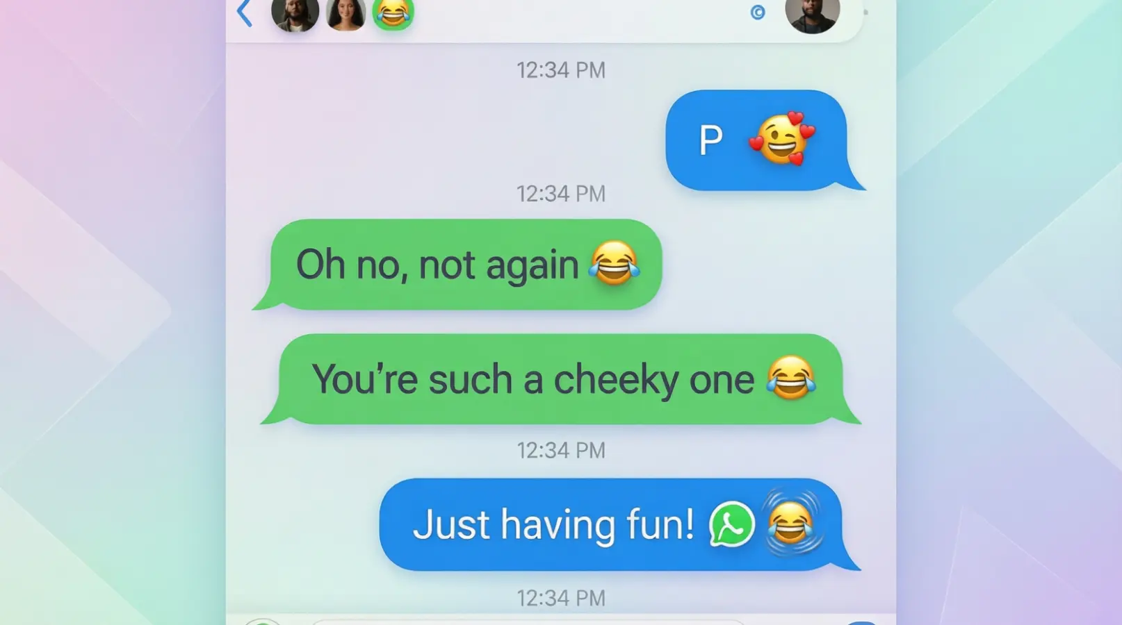 Examples of P in Conversation