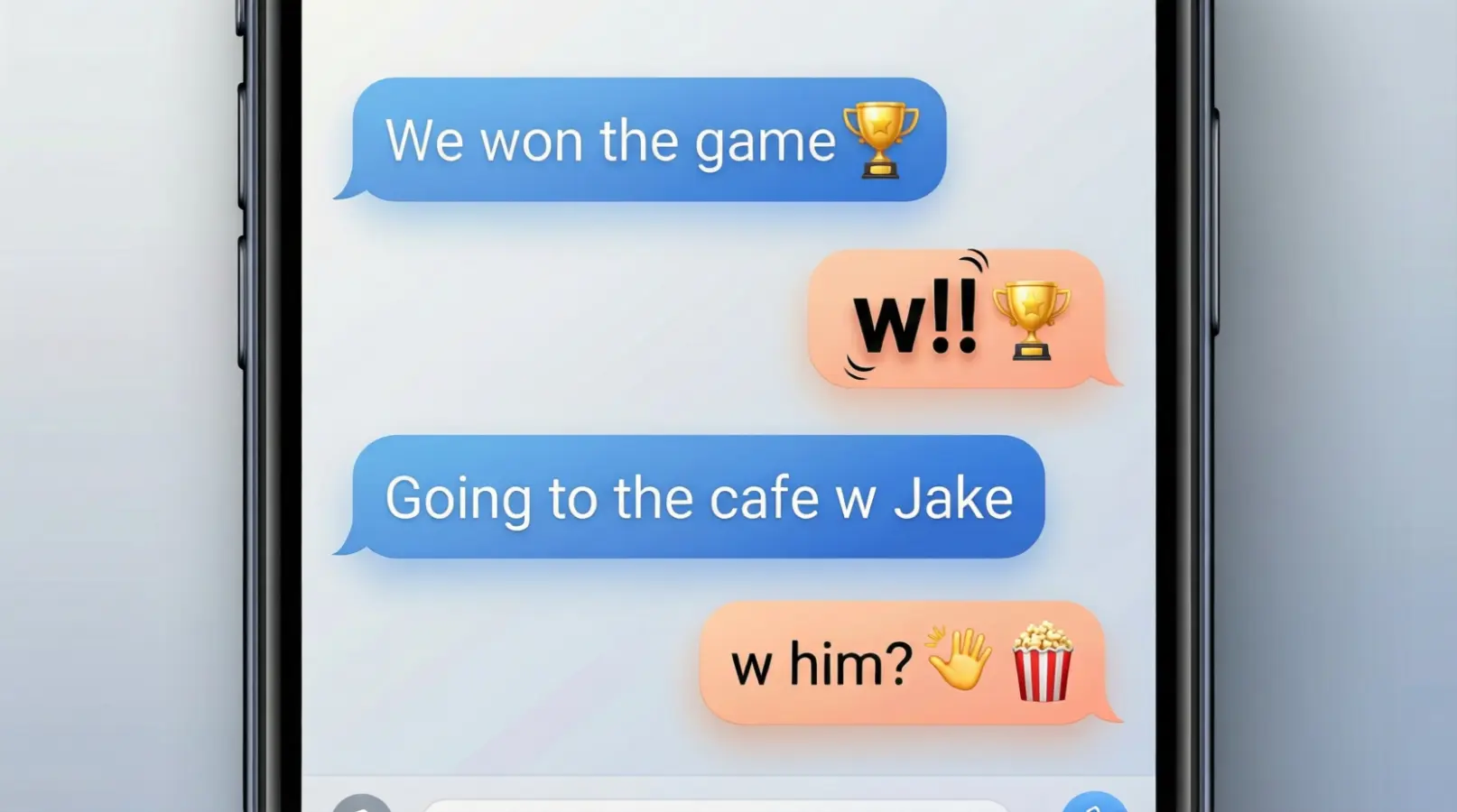 Examples of W in Conversation