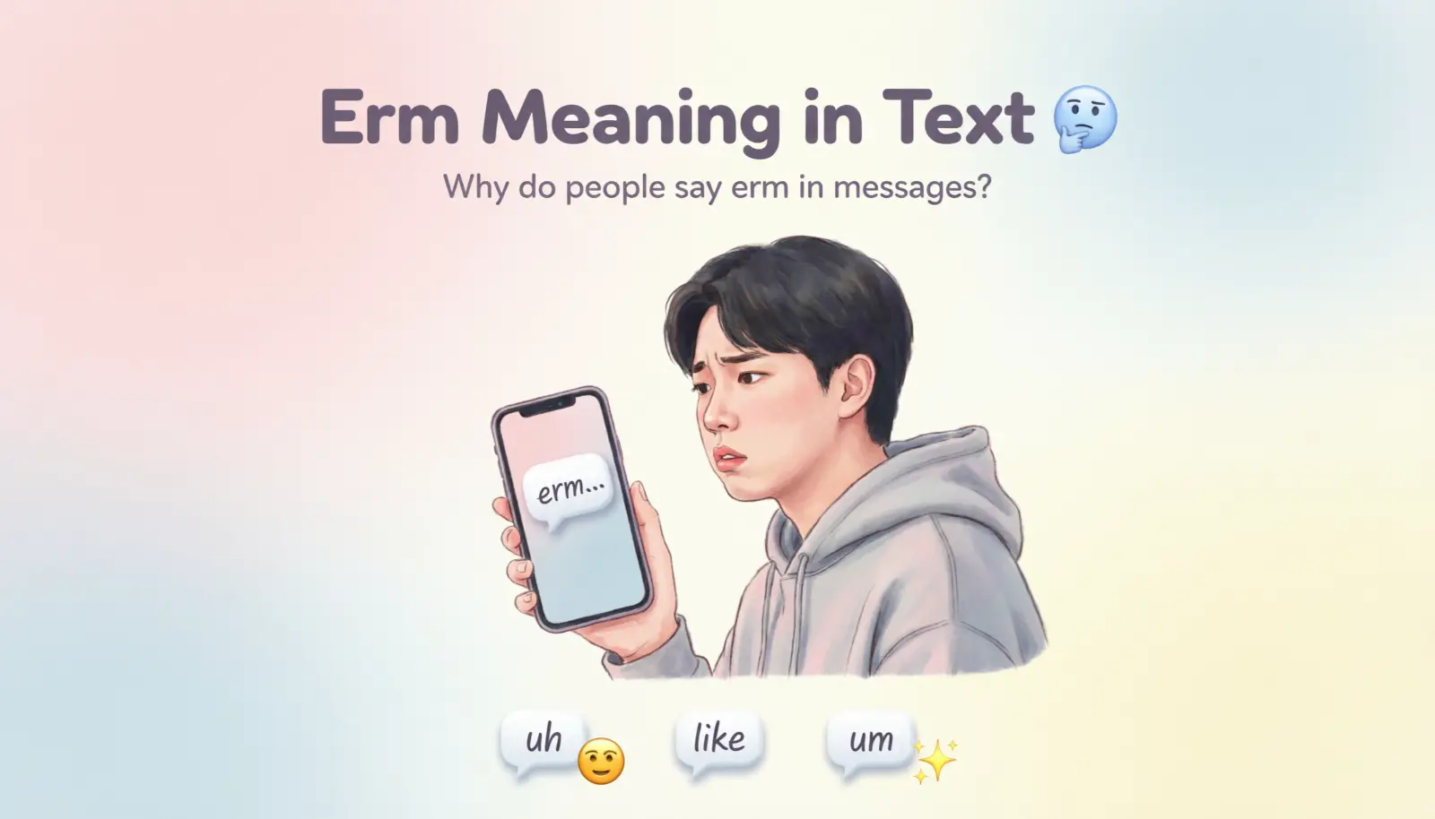 Erm Meaning in Text