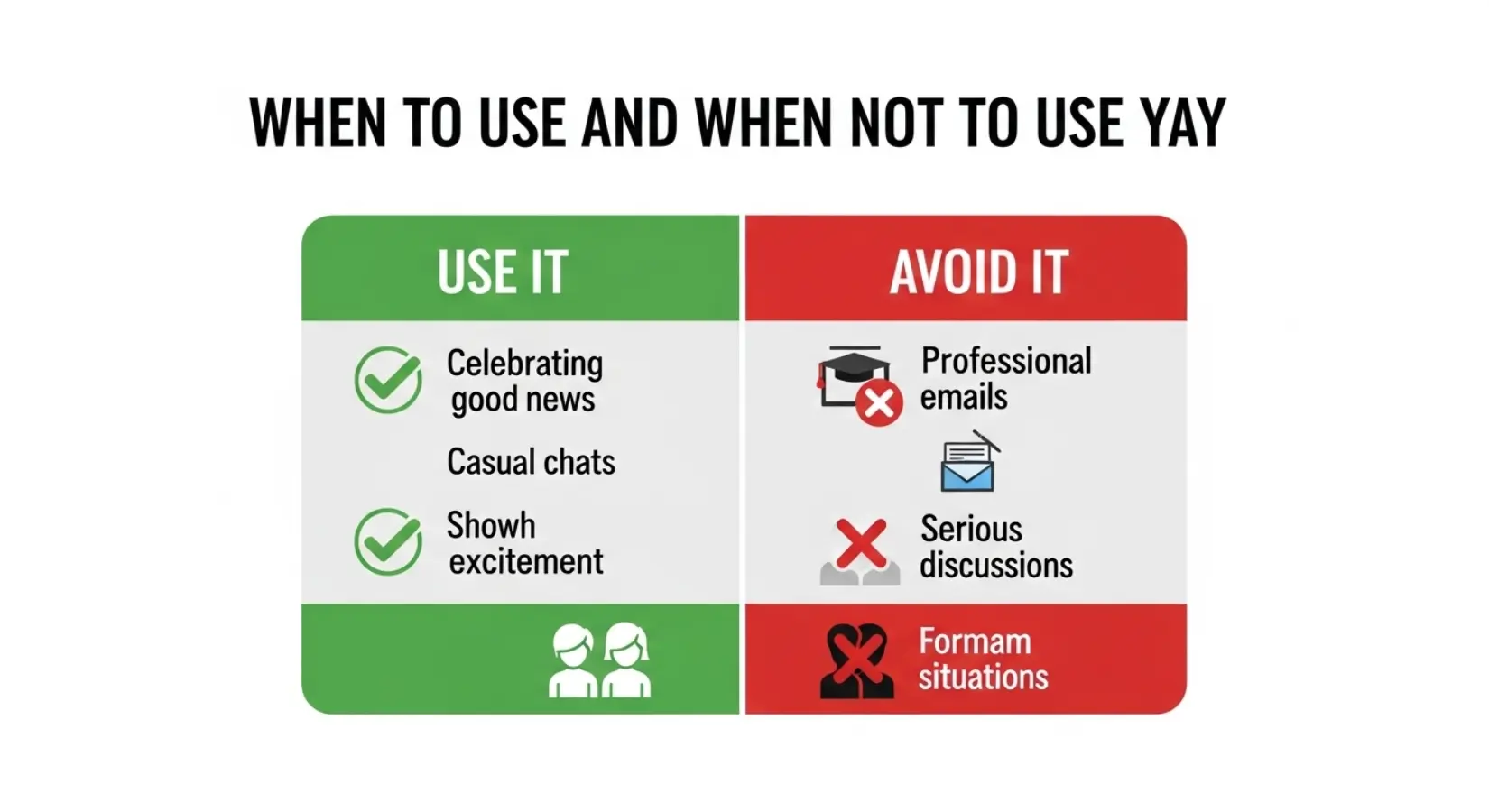 When to Use and When Not to Use Yay