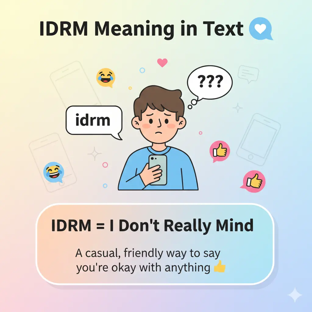 IDRM Meaning in Text