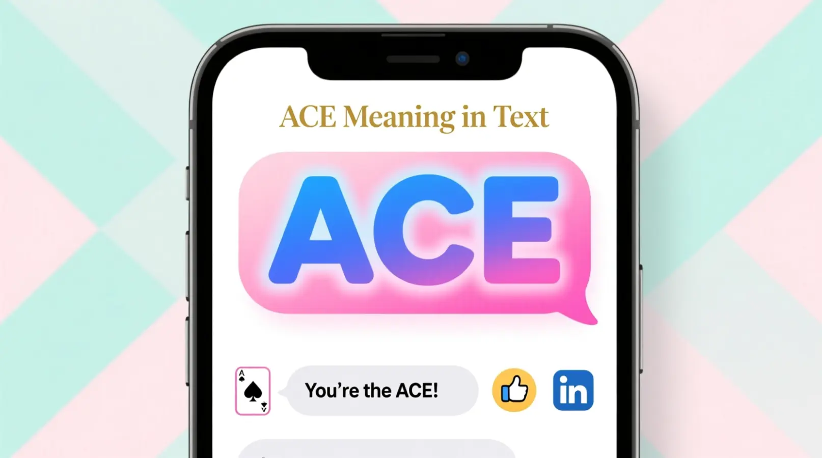 Ace Meaning in Text