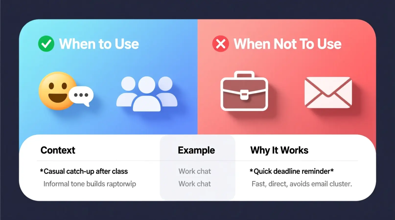 When to Use and When Not to Use WYMM