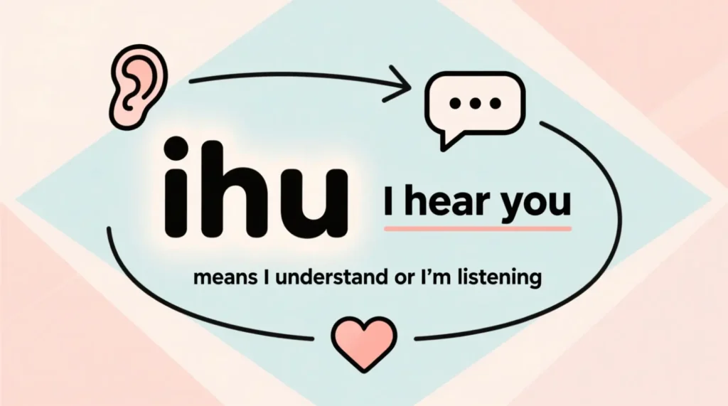 What Does ihu Mean in Text?