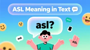 ASL Meaning in Text