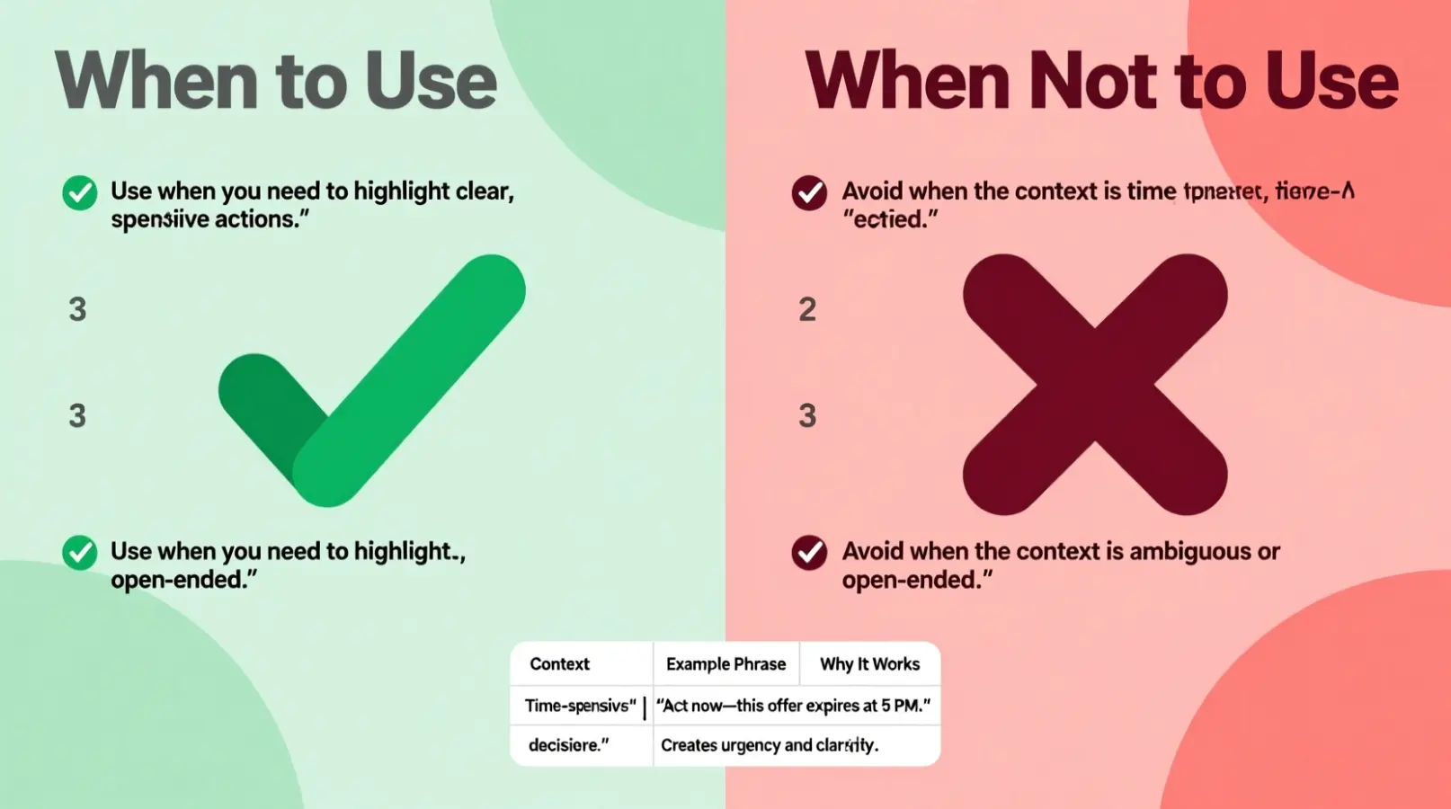 When to Use and When Not to Use TS