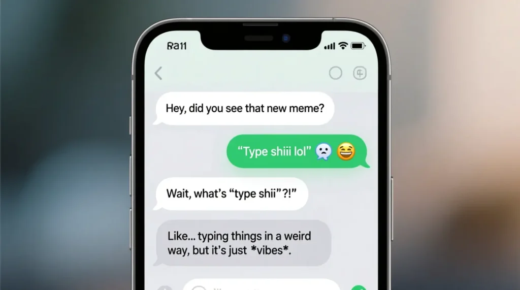 Examples of Type Shii in Conversation