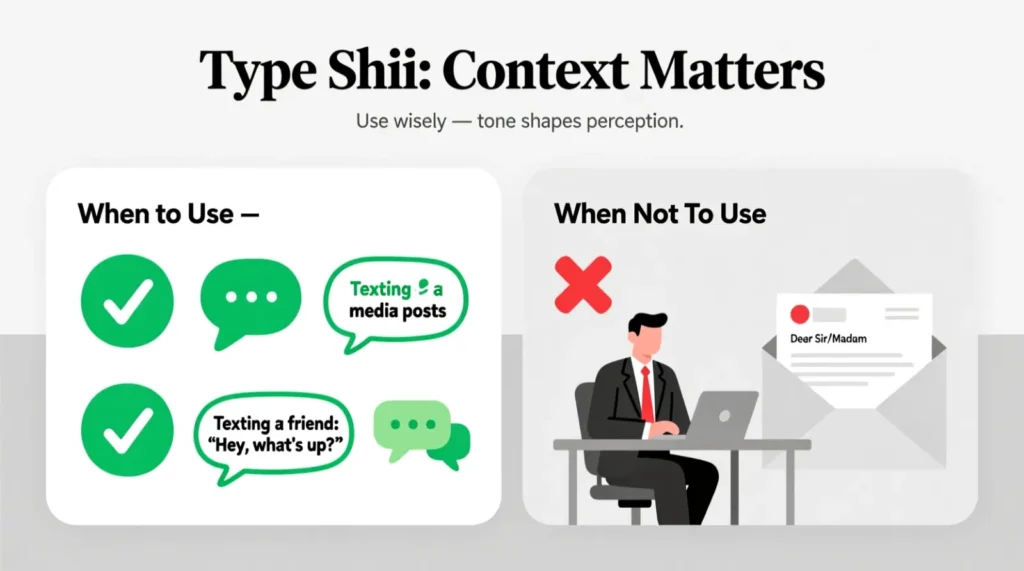 When to Use and When Not to Use Type Shii