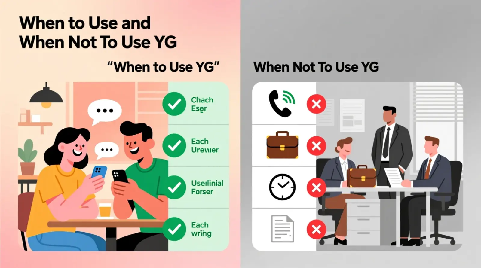 When to Use and When Not to Use YG
