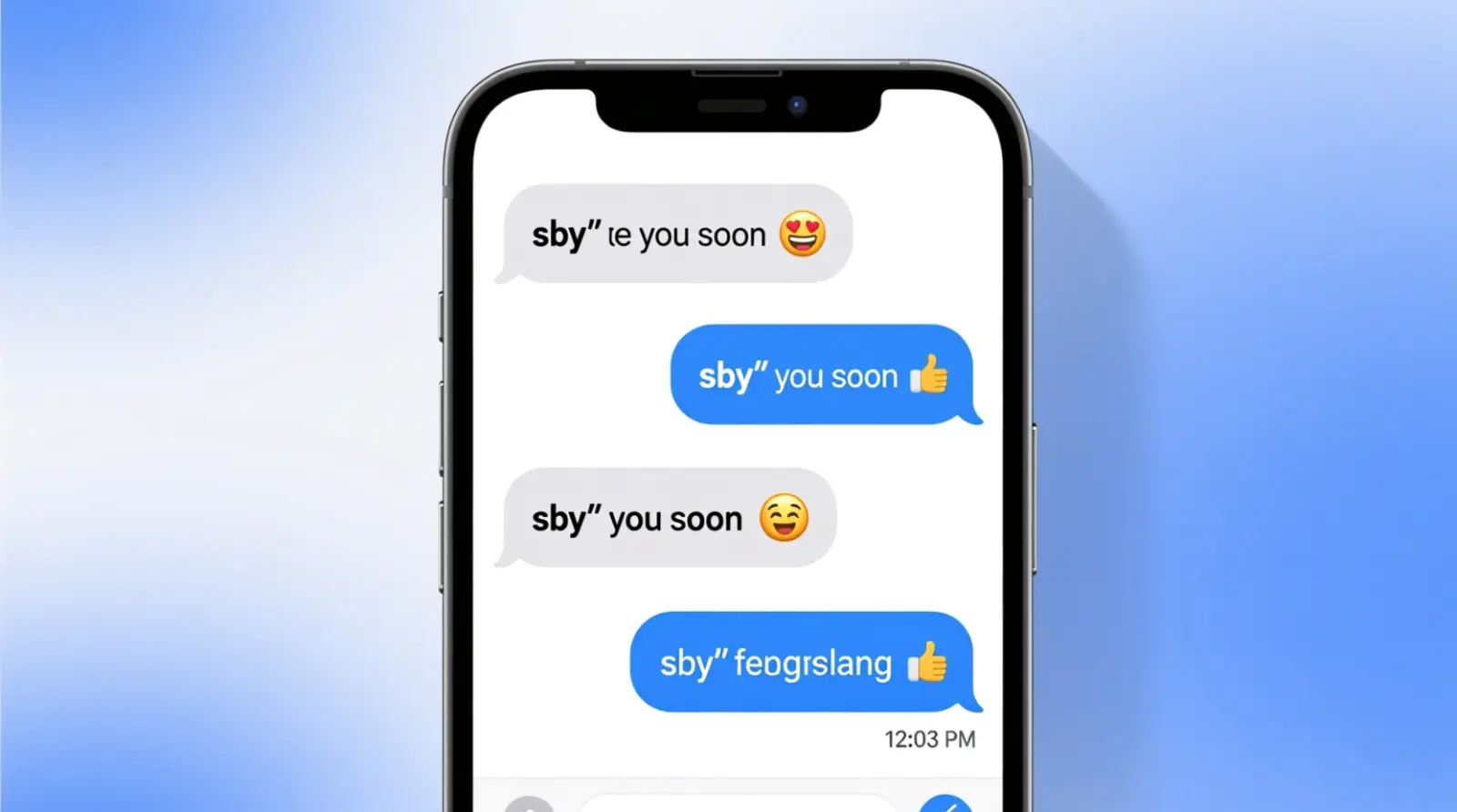 Examples of SBY in Conversation