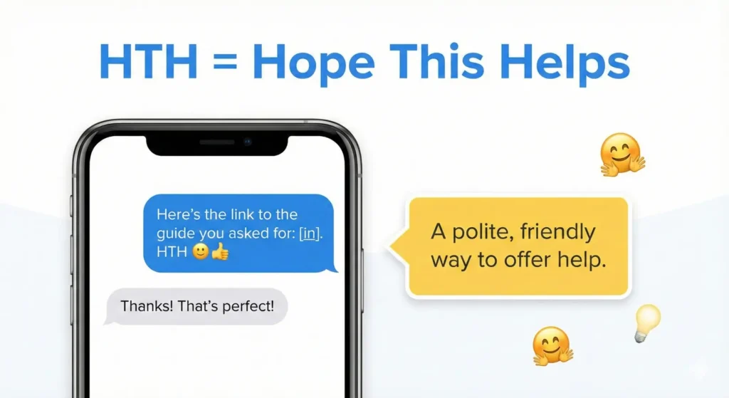 What Does HTH Mean in Text?