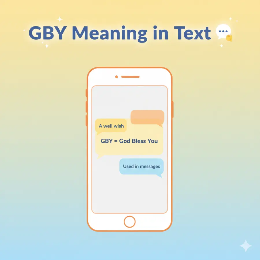 GBY Meaning in Text