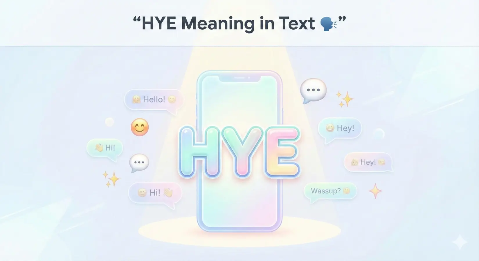 Hye Meaning in Text