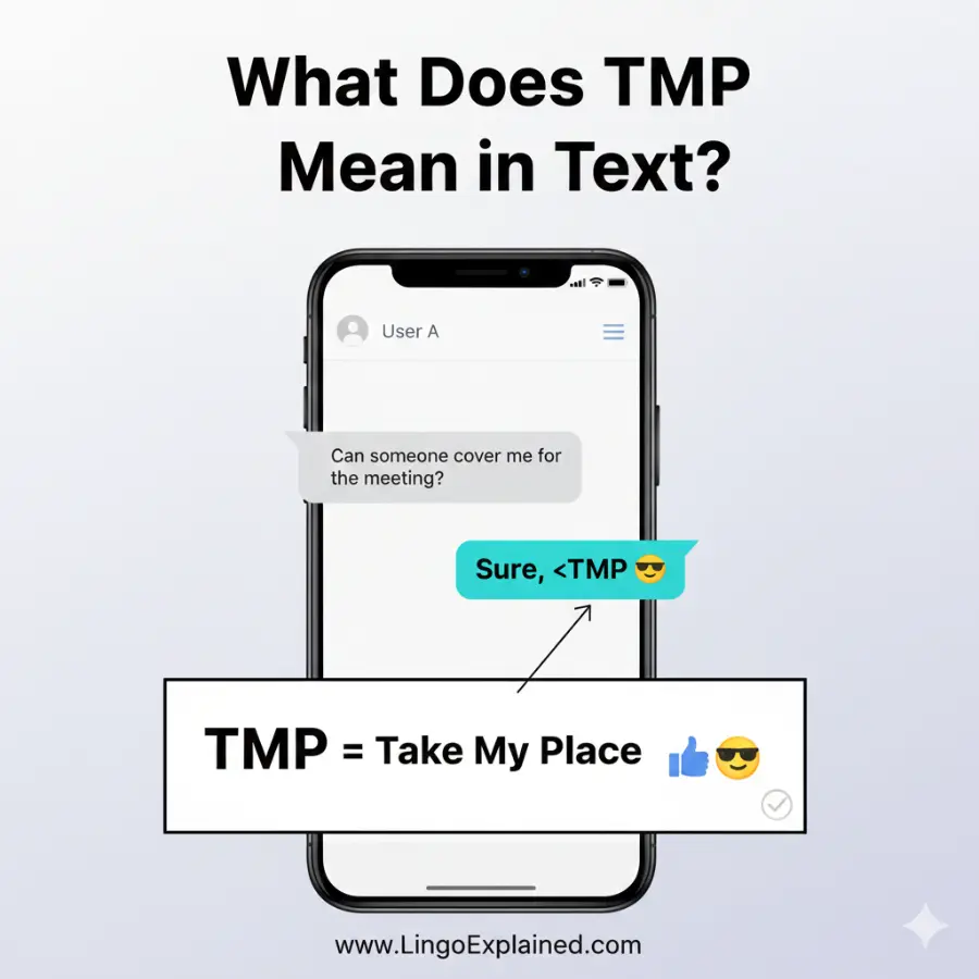 What Does TMP Mean in Text?