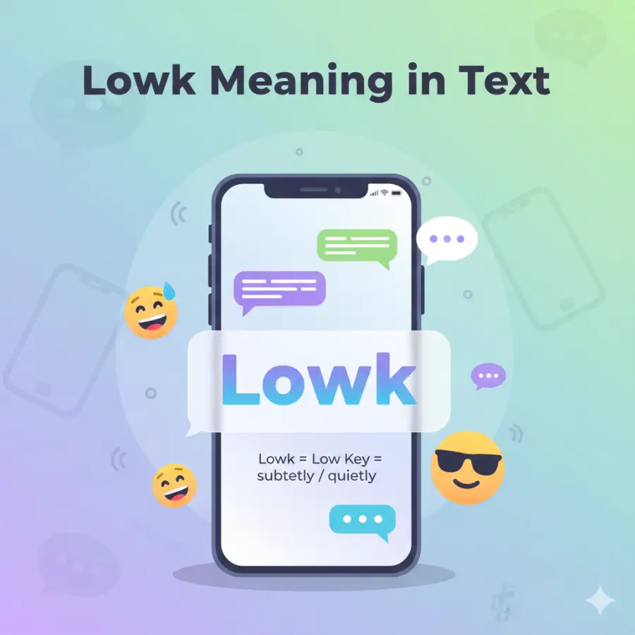 Lowk Meaning in Text