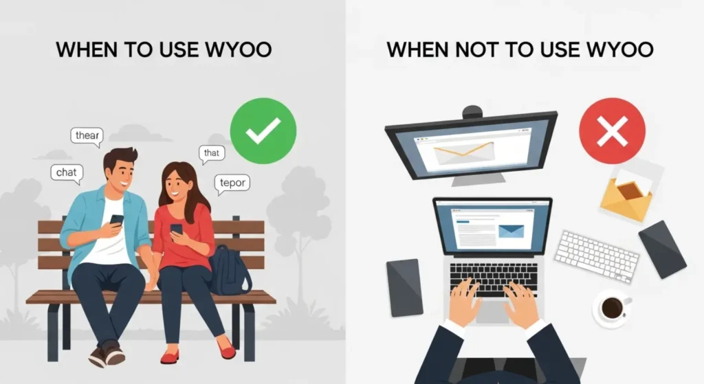 When to Use and When Not to Use Wyoo