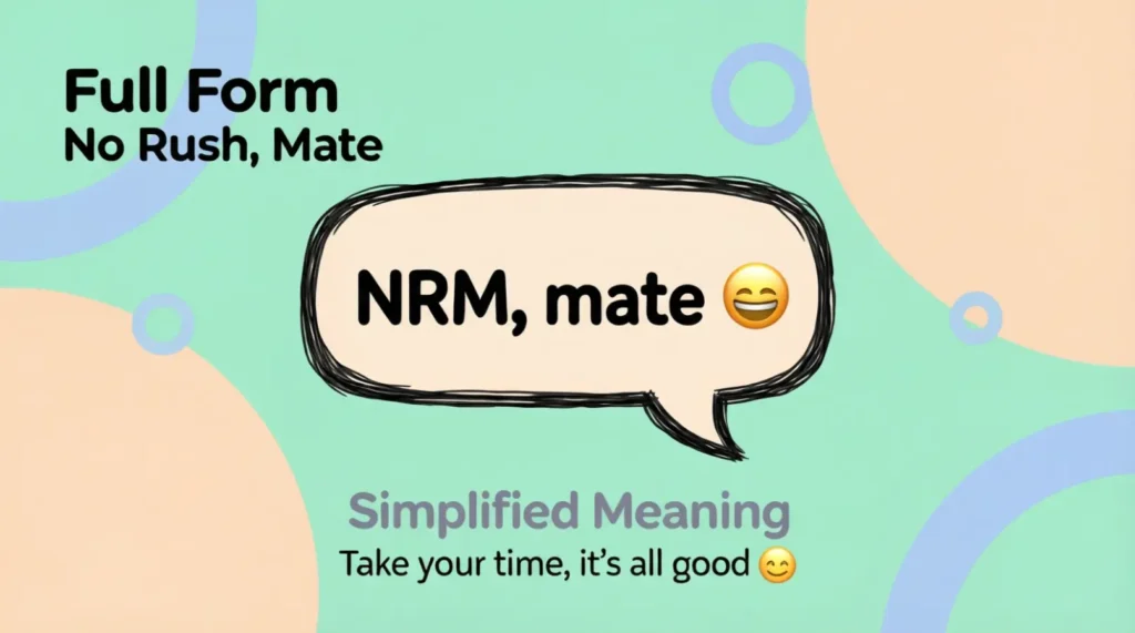 What Does NRM Mean in Text?