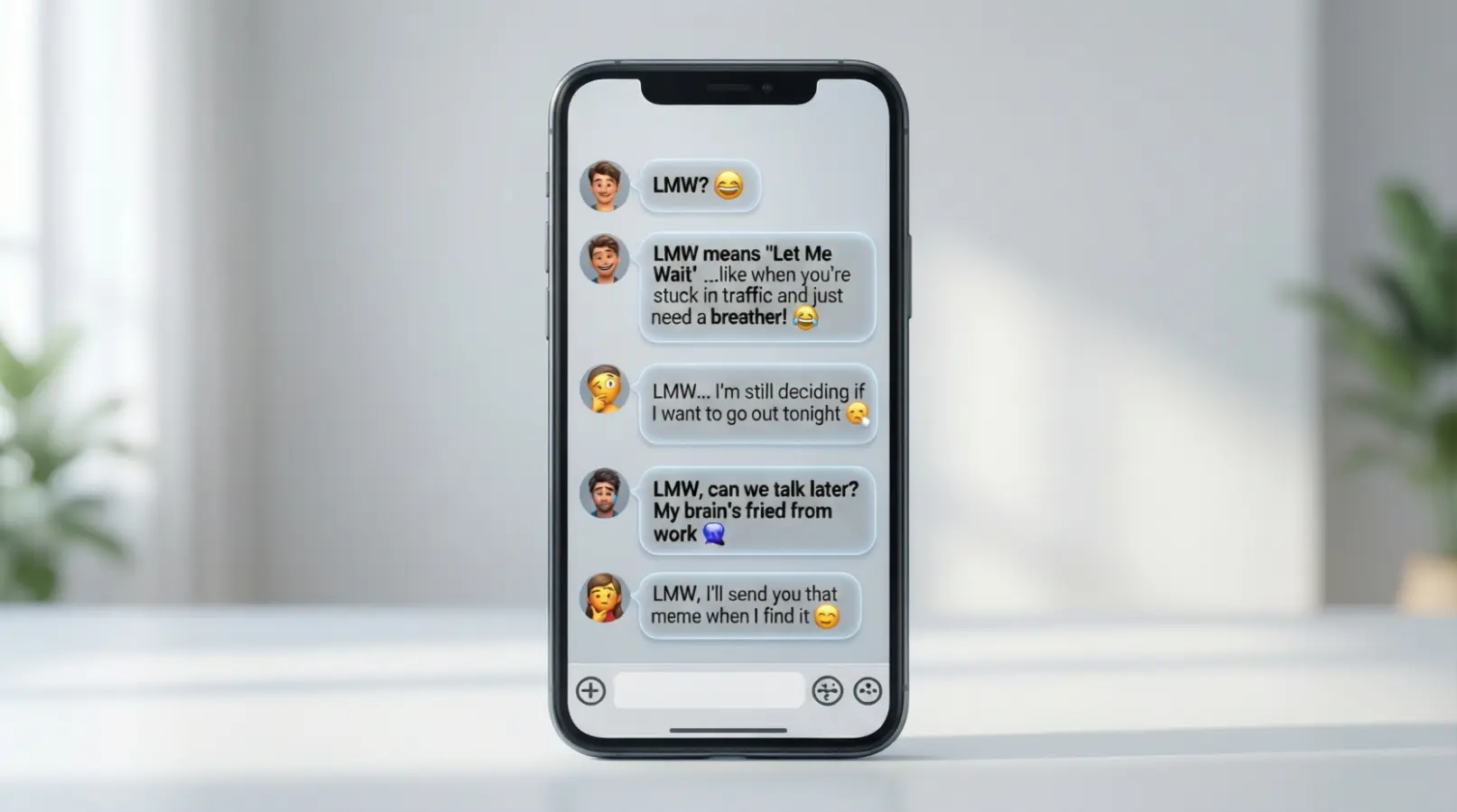 Examples of LMW in Conversation