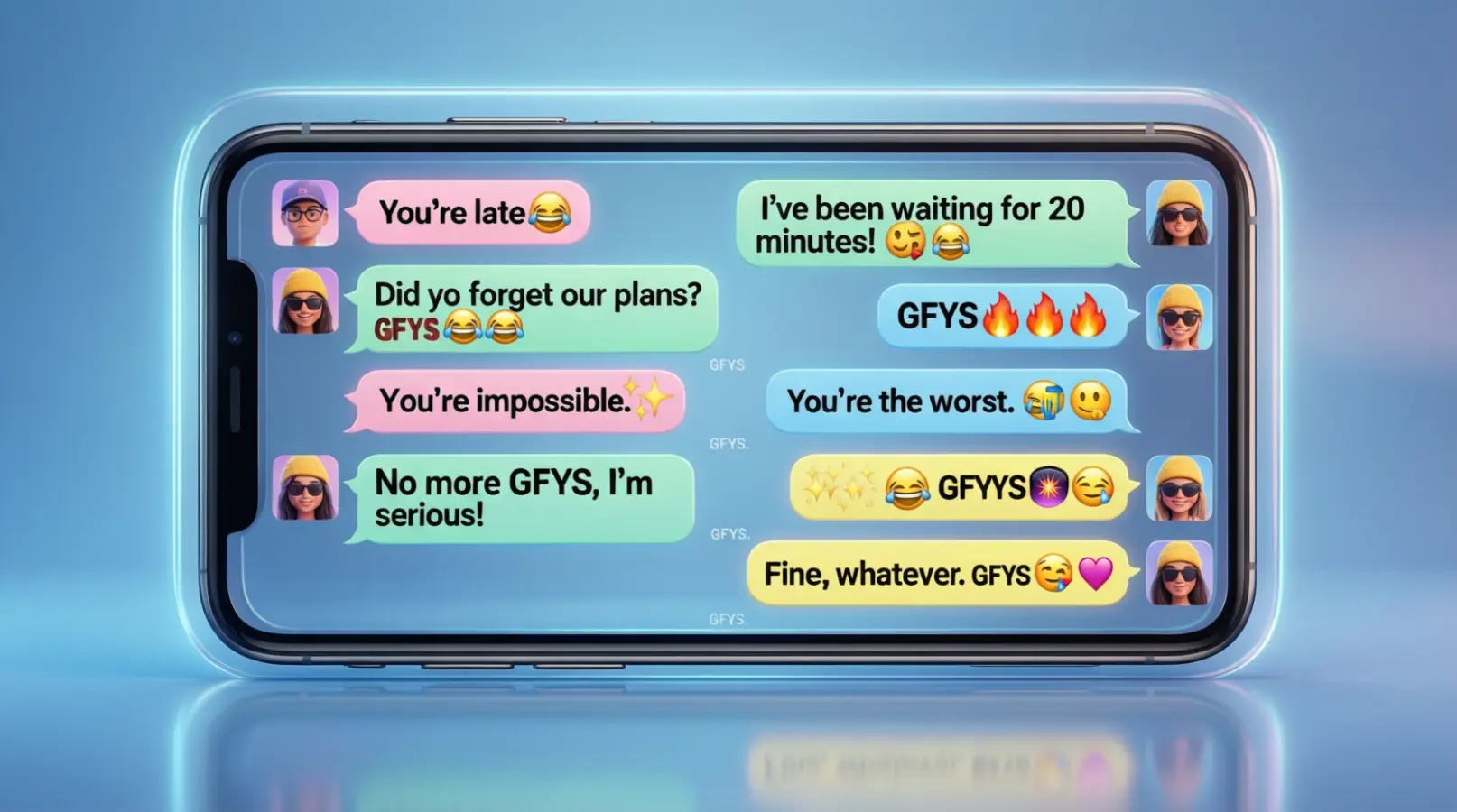 Examples of GFYS in Conversation