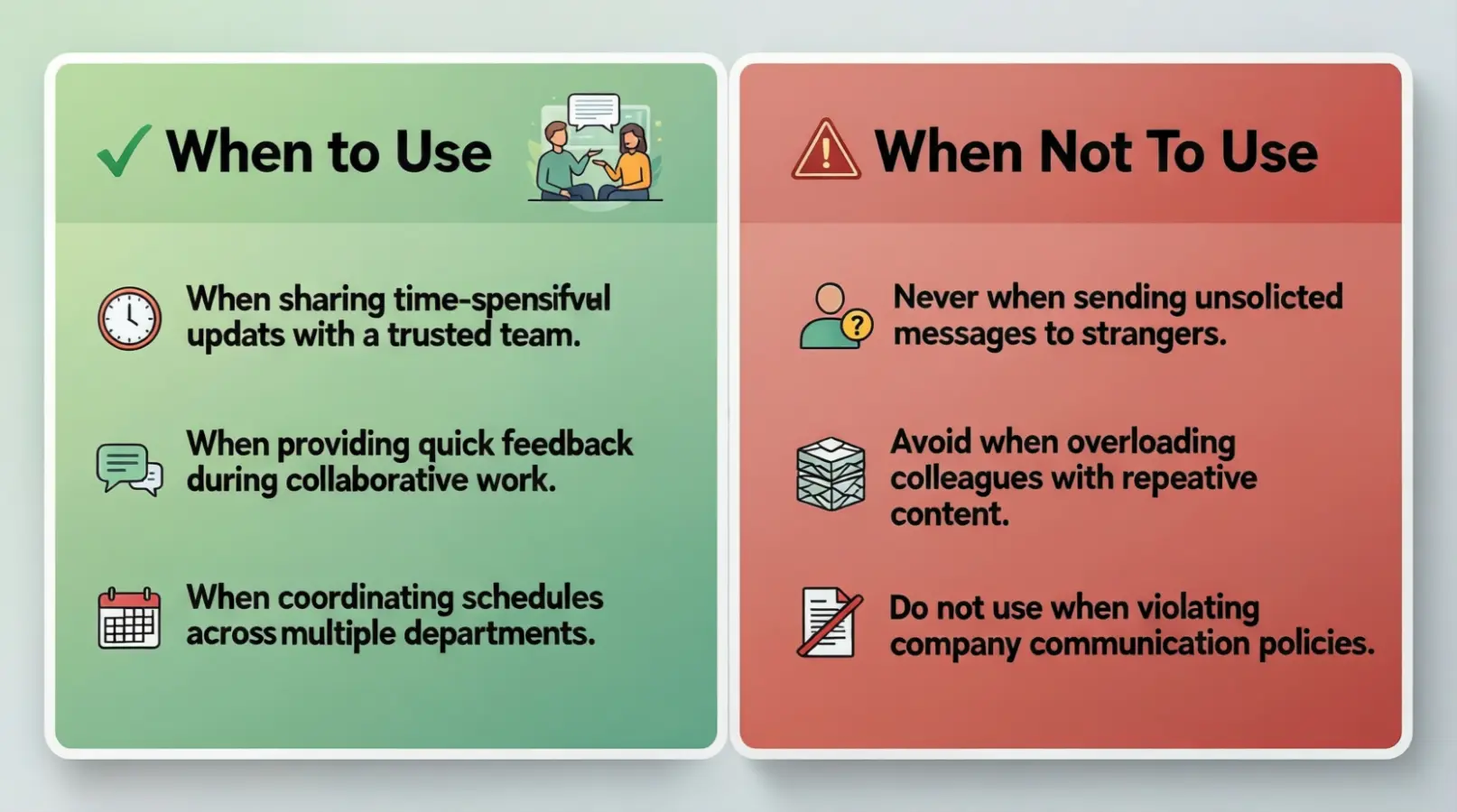 When to Use and When Not to Use Spam