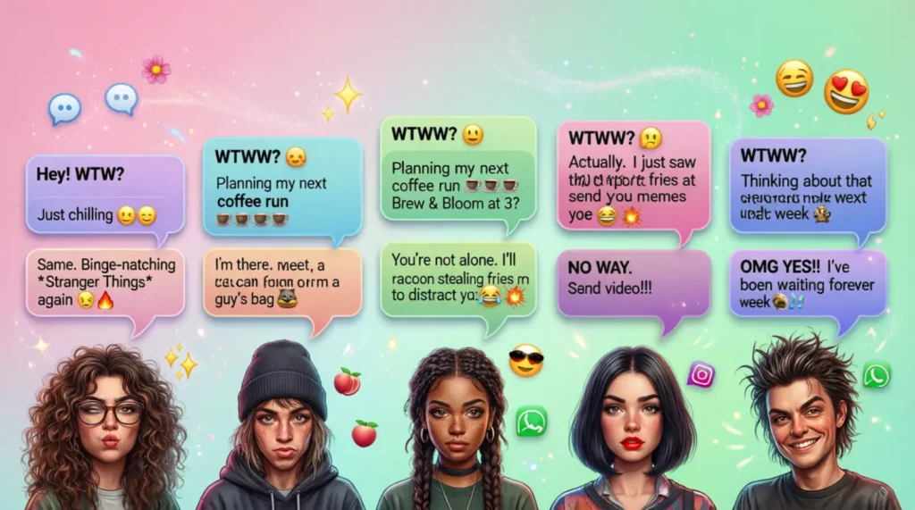 Examples of WTW in Conversation