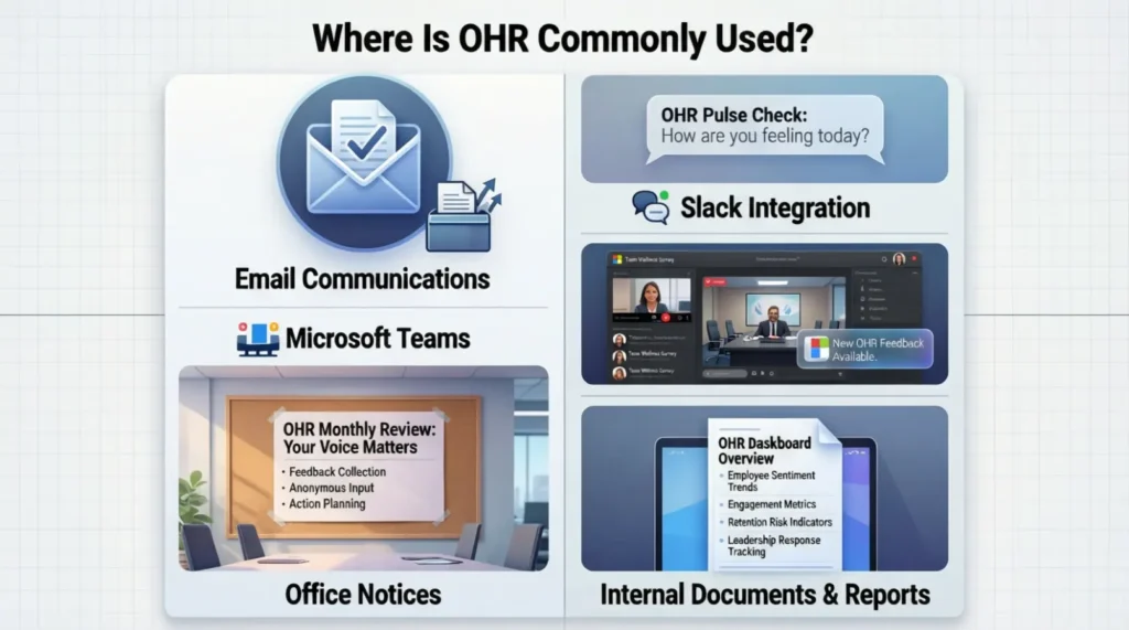 Where Is OHR Commonly Used?