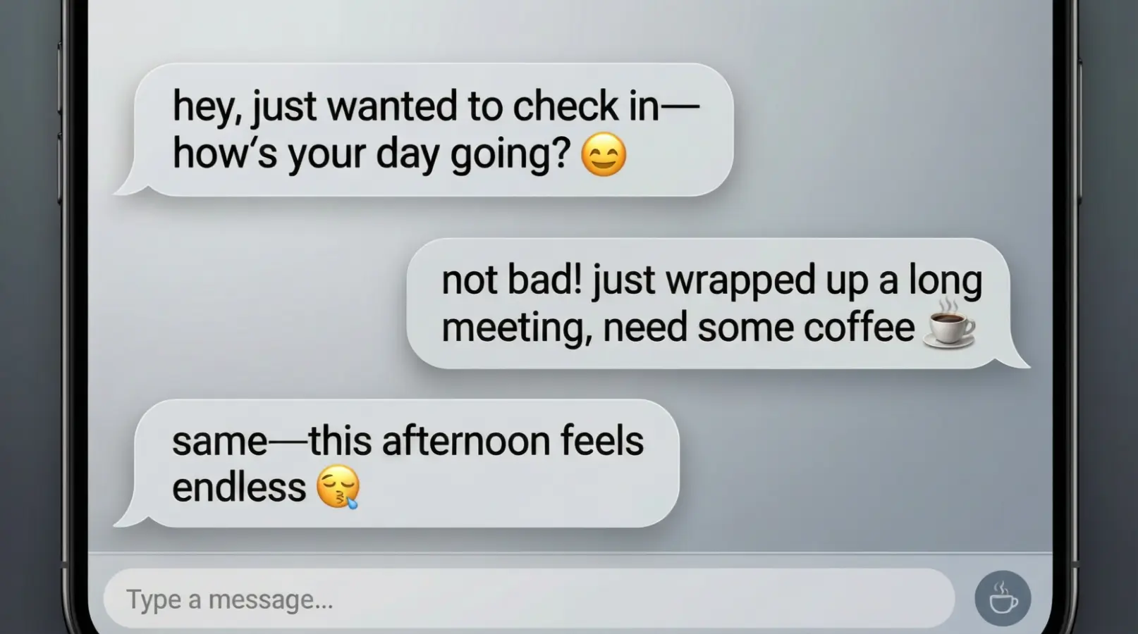 Examples of OTM in Conversation