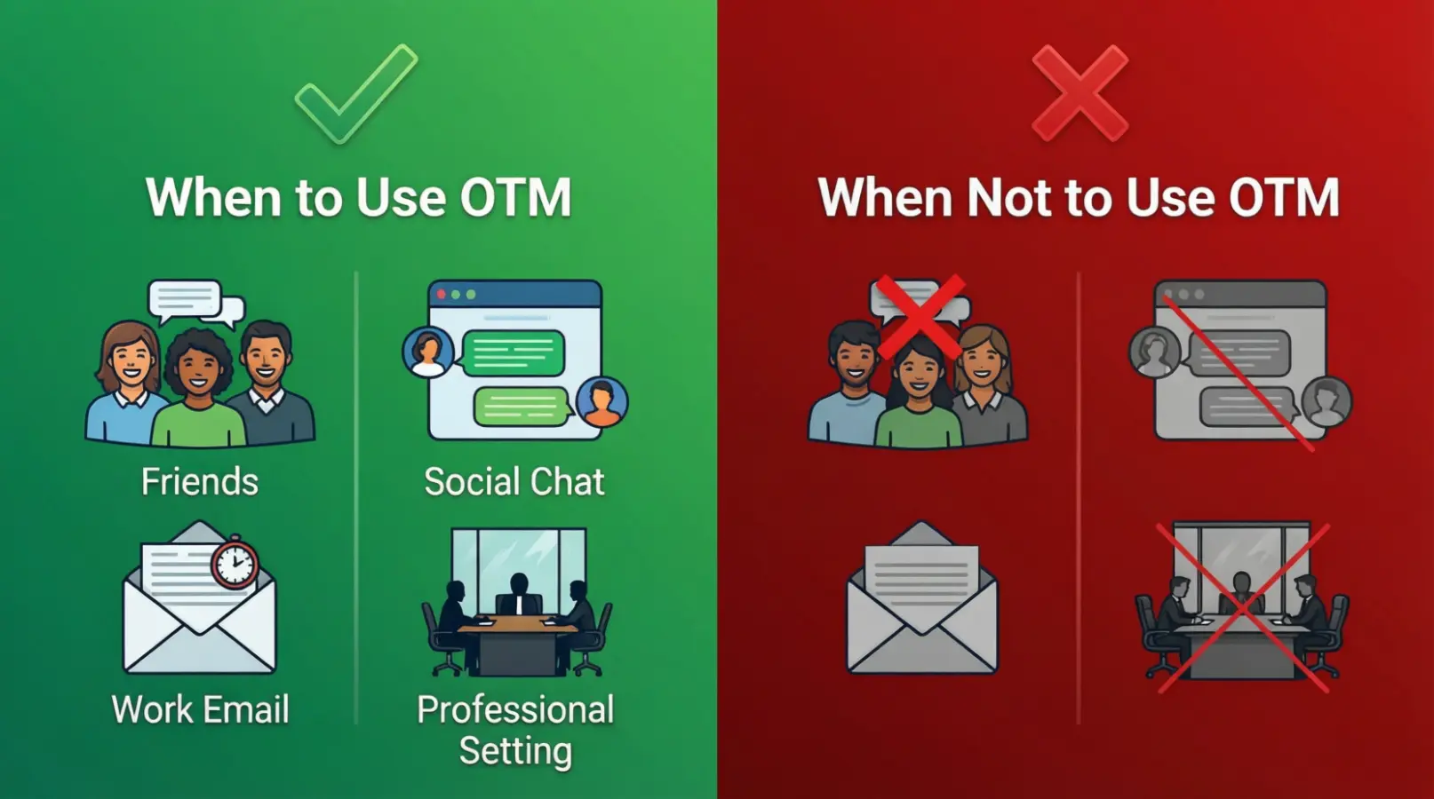 When to Use and When Not to Use OTM