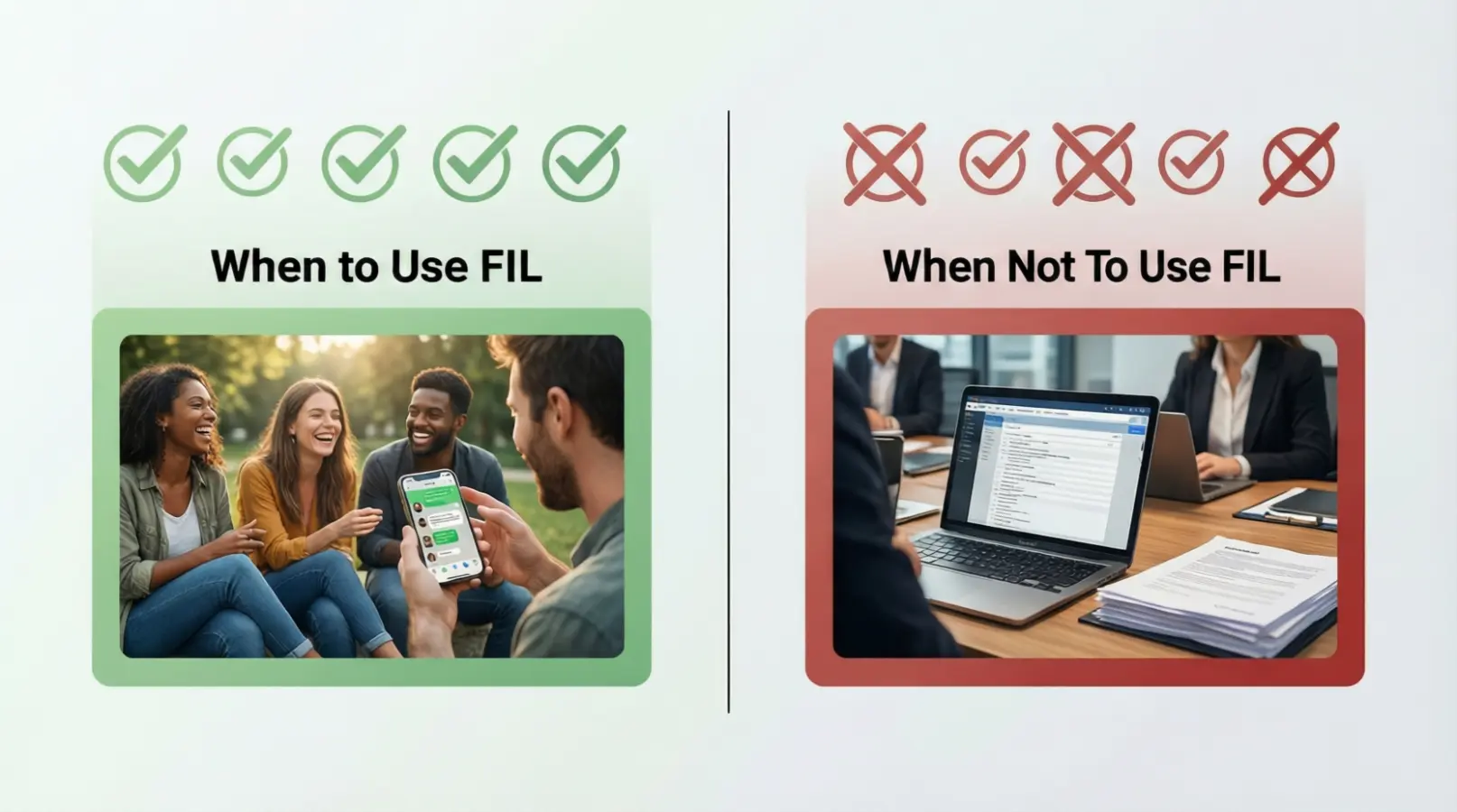 When to Use and When Not to Use FIL