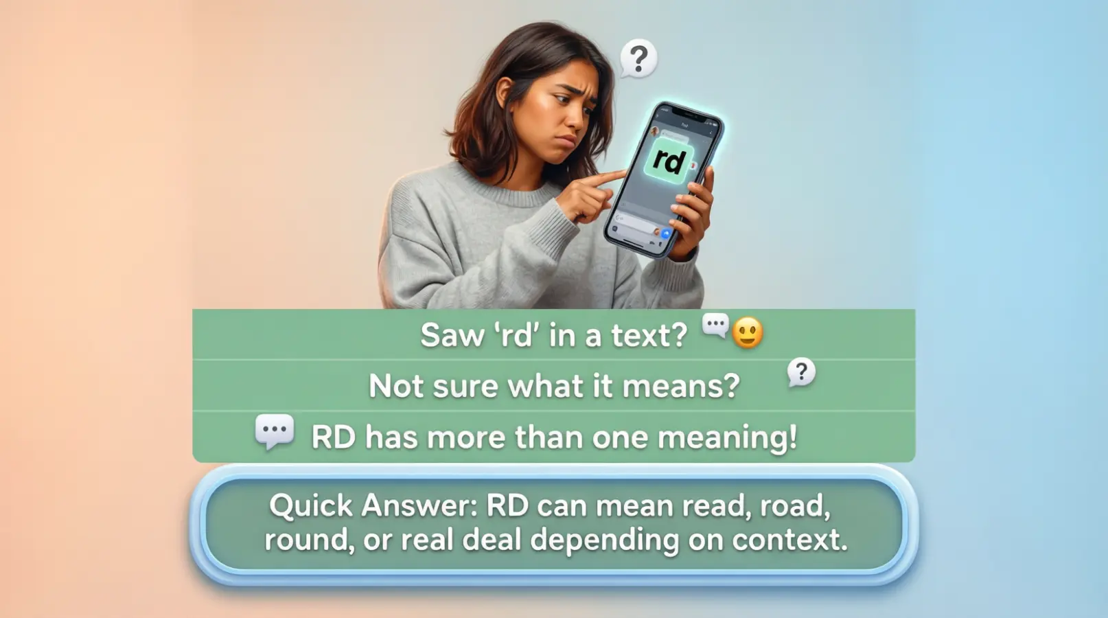 RD Mean in Text