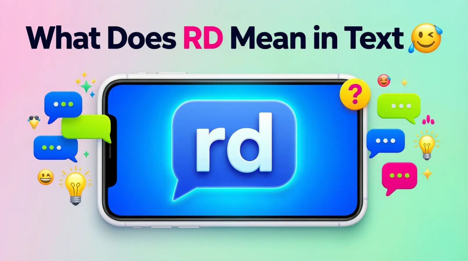 What Does RD Mean in Text? 