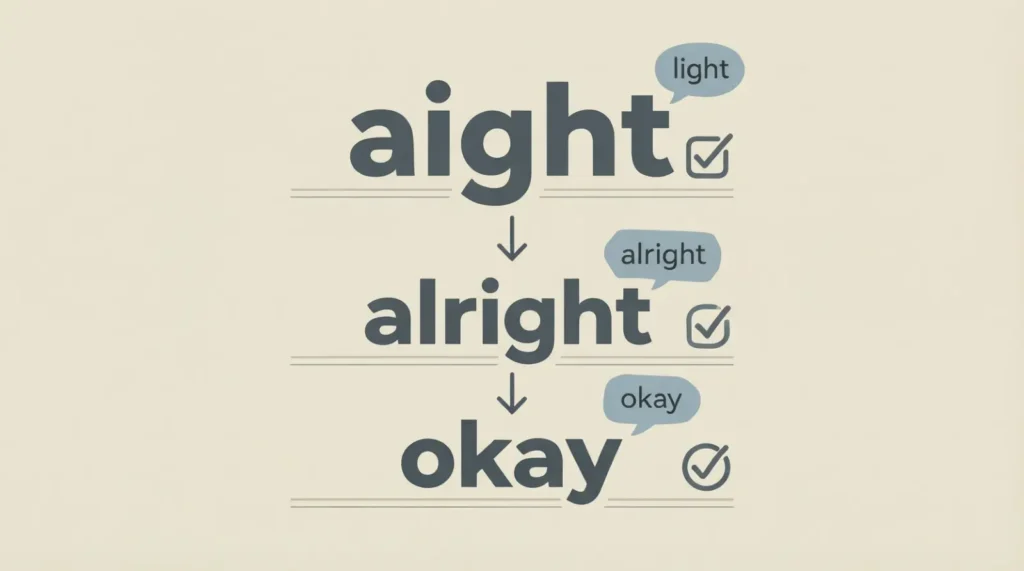 What Does Ight Meaning in Text?