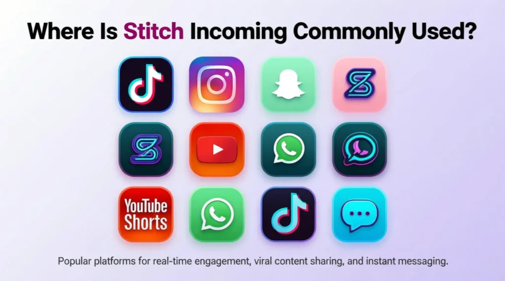 Where Is “Stitch Incoming” Commonly Used?