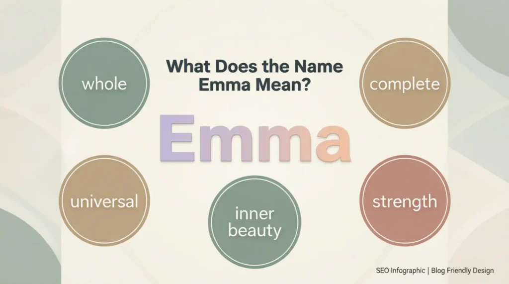 What Does the Name Emma Mean in Text?