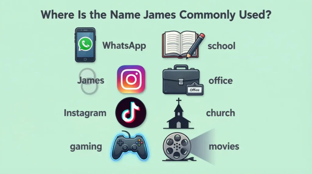 Where Is the Name James Commonly Used?