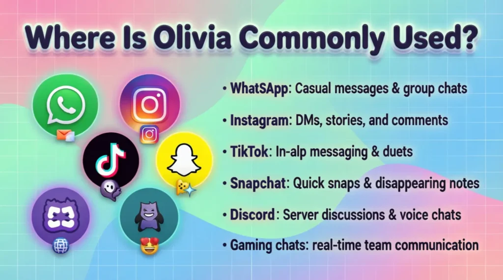 Where Is Olivia Commonly Used?
