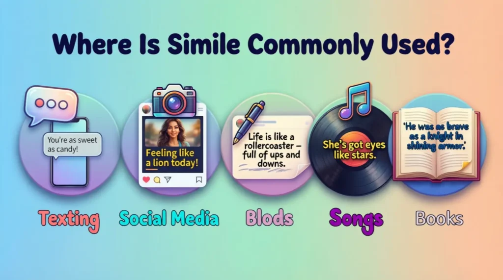 Where Is Simile Commonly Used?
