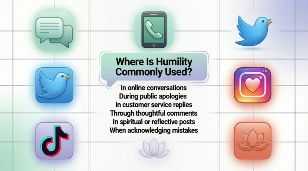 Where Is “Humility” Commonly Used?