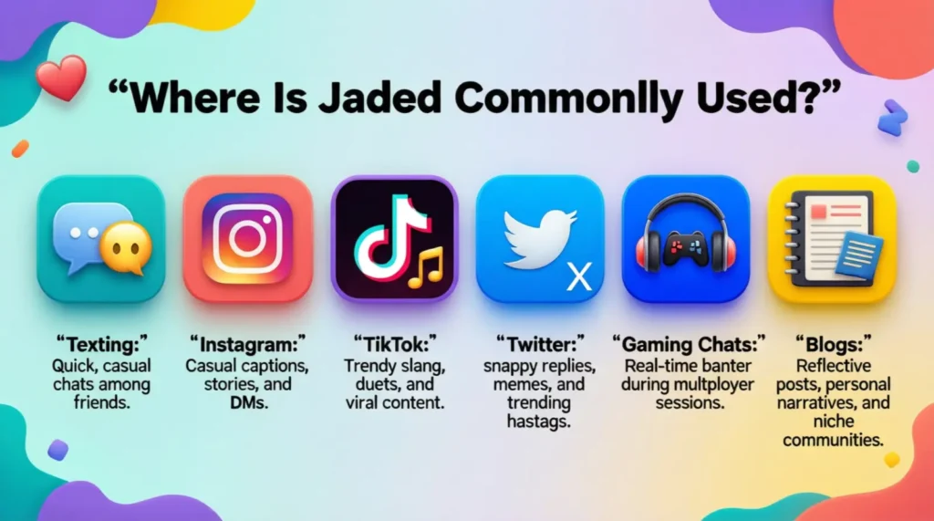 Where Is “Jaded” Commonly Used?
