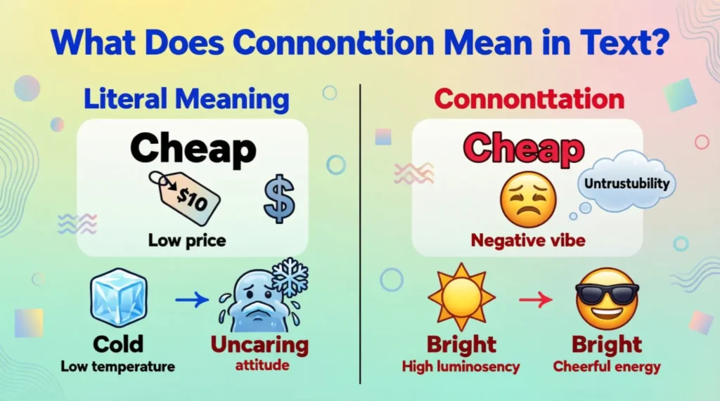 What Does Connotation Mean in Text?
